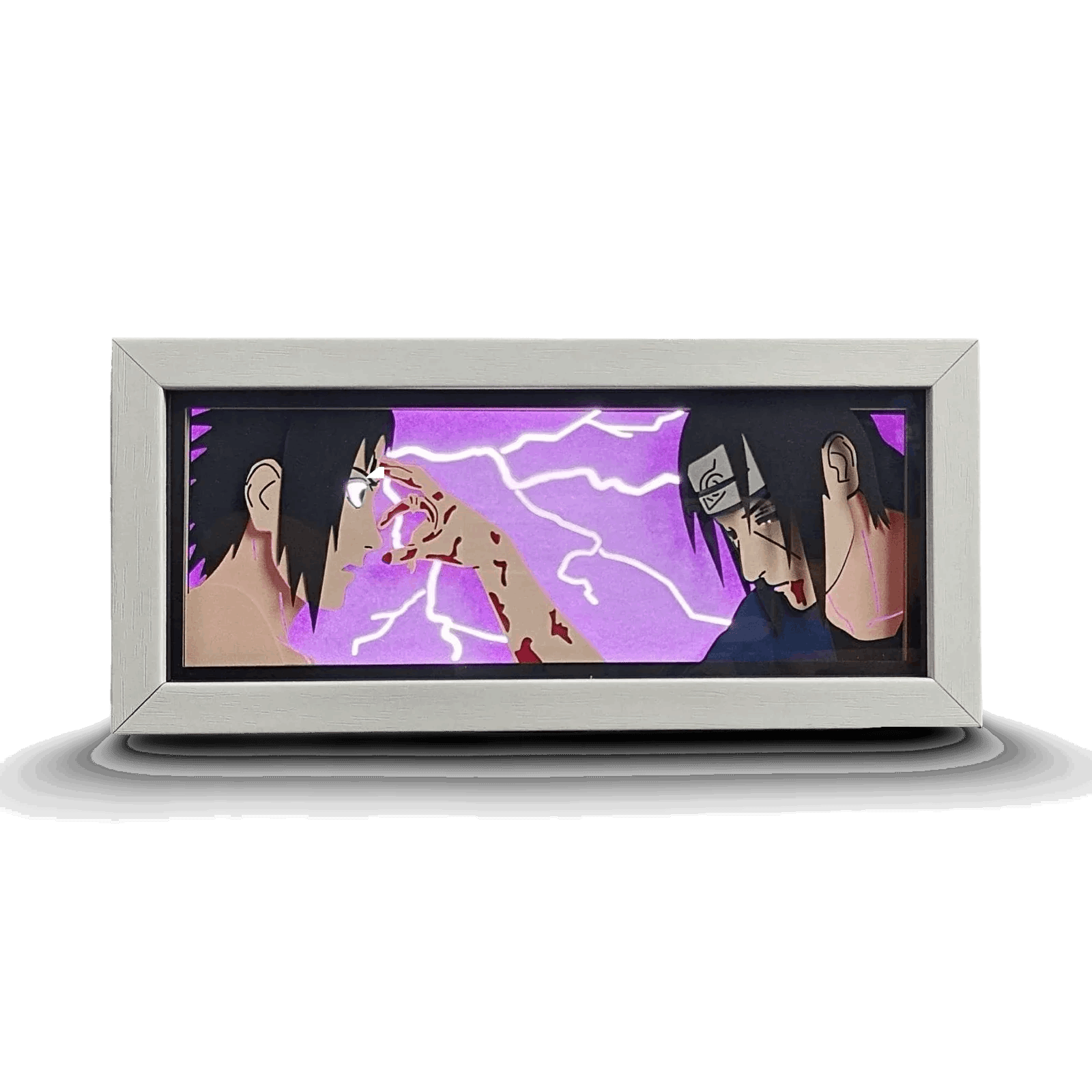 Naruto: Sasuke x Itachi Lightbox - Mikomarastudio