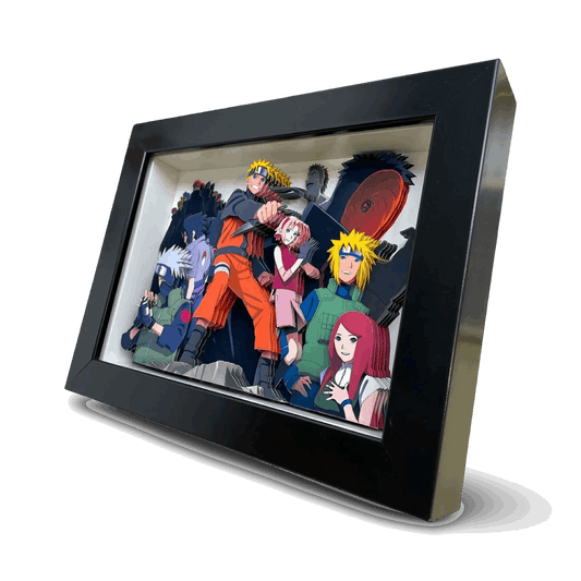 Naruto: Legacy of the Leaf 3D Stereoscopic Painting - Mikomarastudio