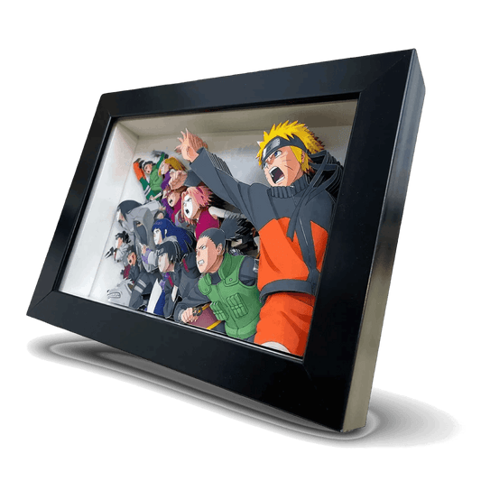 Naruto: United by Destiny 3D Stereoscopic Painting - Mikomarastudio