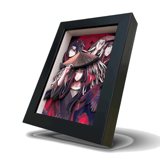 Naruto: Itachi Uchiha 3D Stereoscopic Painting - Mikomarastudio