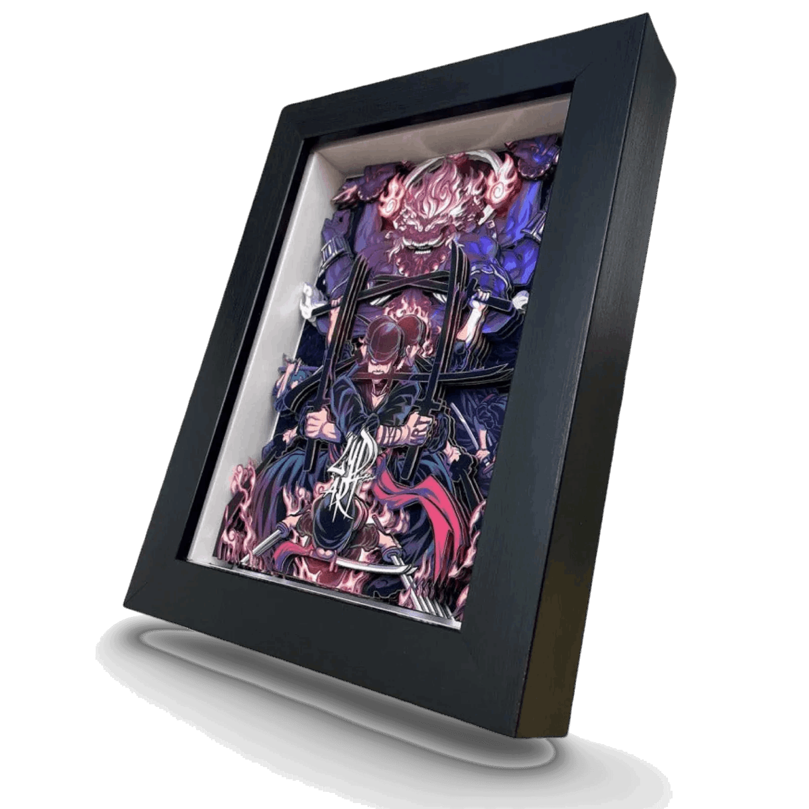 One Piece: Luffy 3D Stereoscopic Painting - Mikomarastudio
