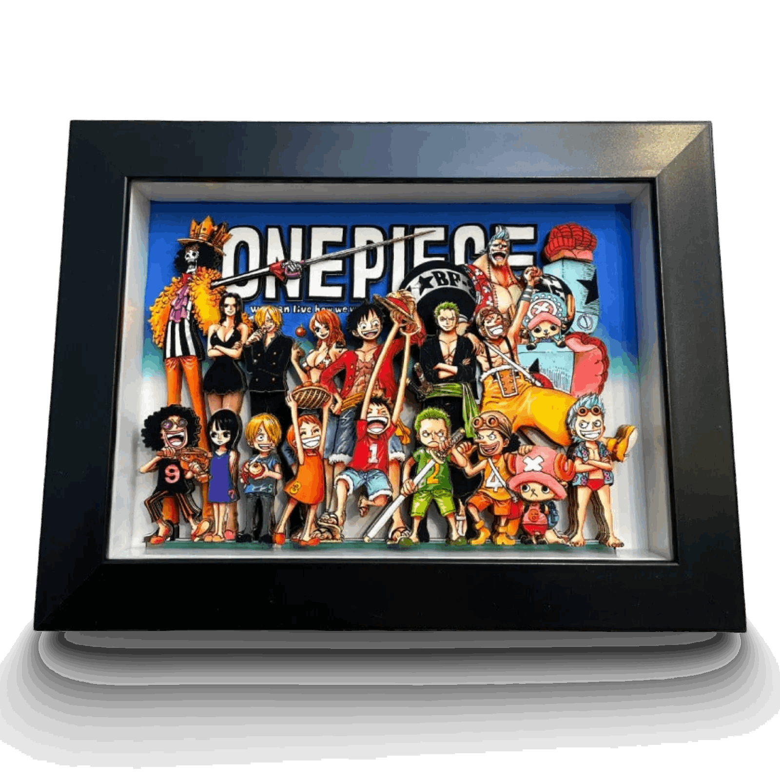 One Piece: All characters 3D Stereoscopic Painting - Mikomarastudio