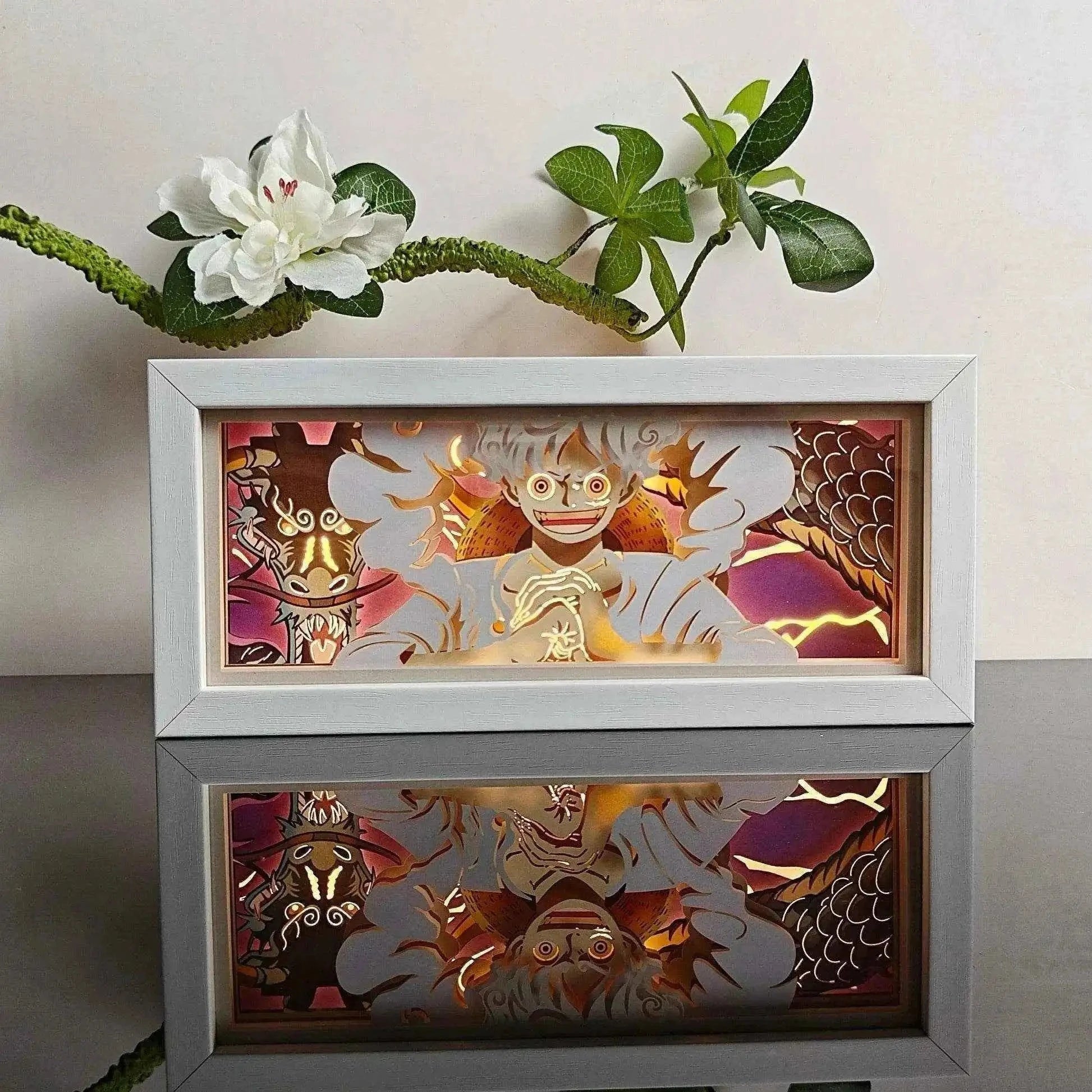 One Piece: Luffy Gear 5 Lightbox - Mikomarastudio