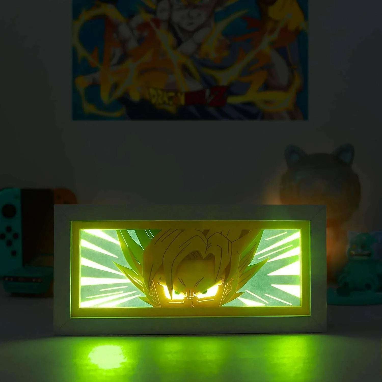 Goku Super Saiyan Lightbox - Mikomarastudio