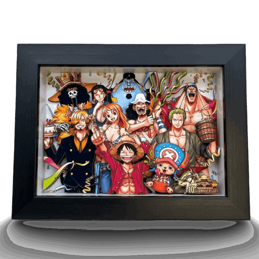 One Piece: All characters II 3D Stereoscopic Painting - Mikomarastudio