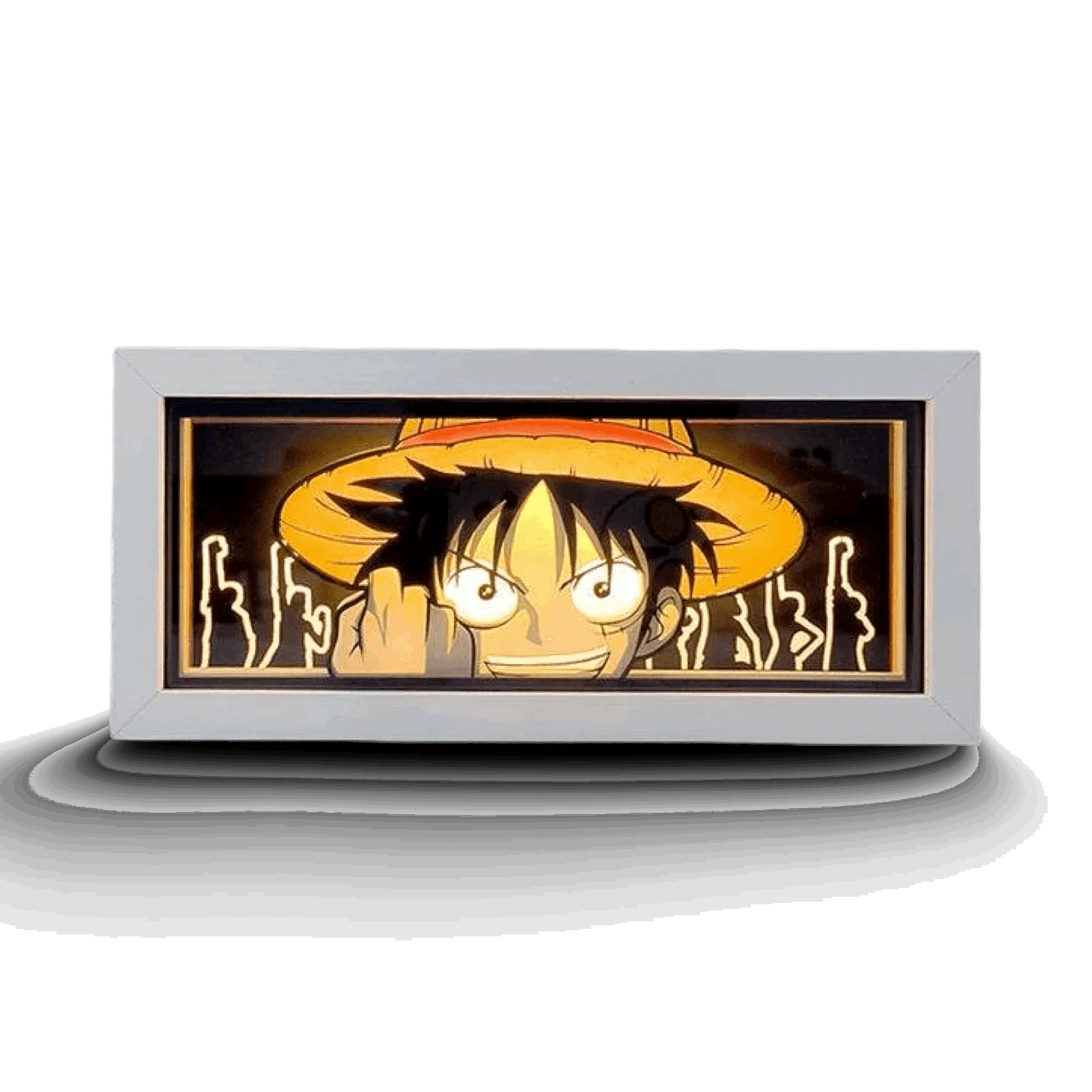 One Piece: Luffy Lightbox - Mikomarastudio