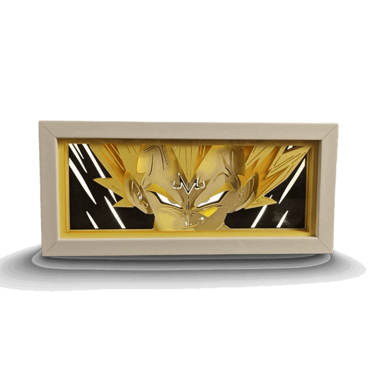 Dragon ball: Vegeta Lightbox - Mikomarastudio