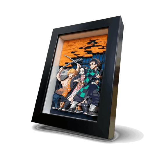 Demon slayer: Slayers united 3D Stereoscopic Painting - Mikomarastudio