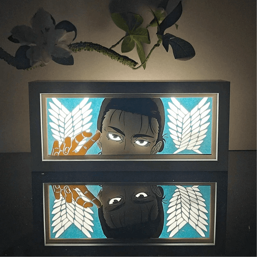 Attack on Titan: Eren Yeager Lightbox - Mikomarastudio