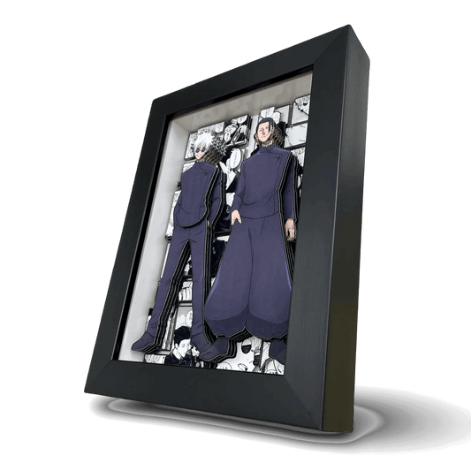 Jujutsu Kaisen: Gojo and Geto 3D Stereoscopic Painting - Mikomarastudio