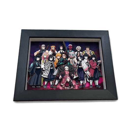 Demon Slayer: All Characters 3D Stereoscopic Painting - Mikomarastudio