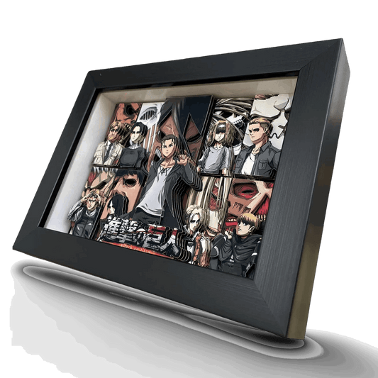 Attack on Titan: Unlimited characters 3D Stereoscopic Painting - Mikomarastudio