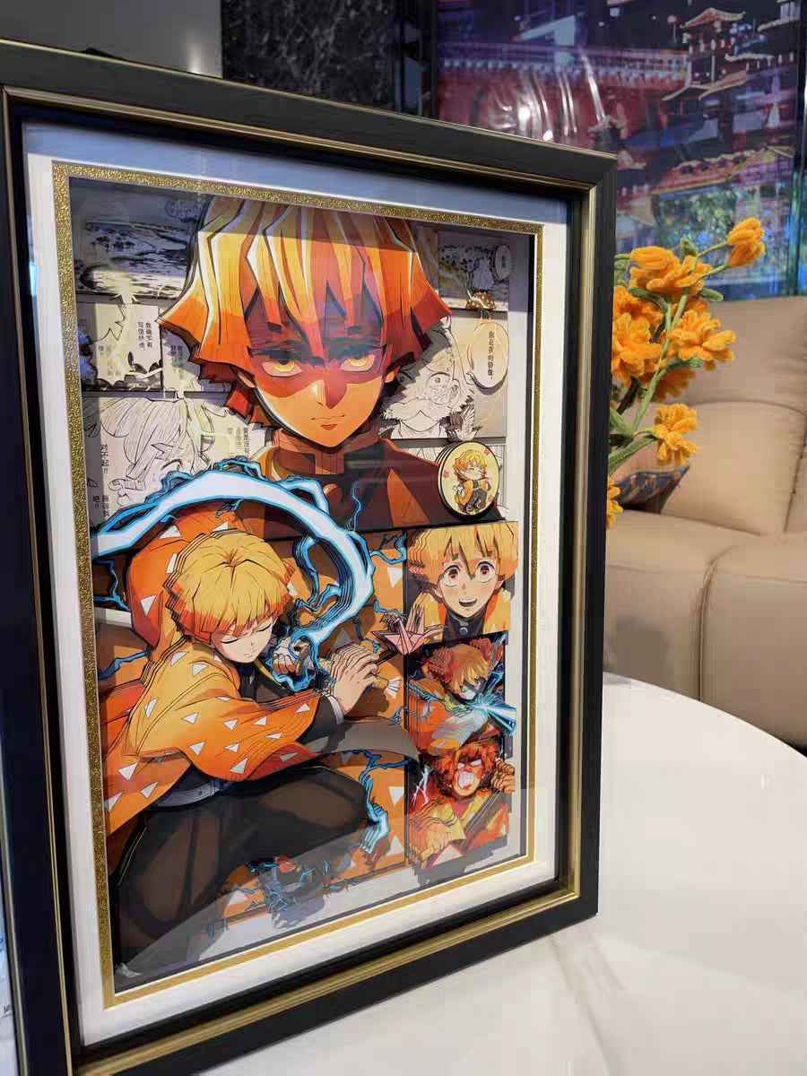 Demon Slayer: Zenitsu Agatsuma 3D Painting