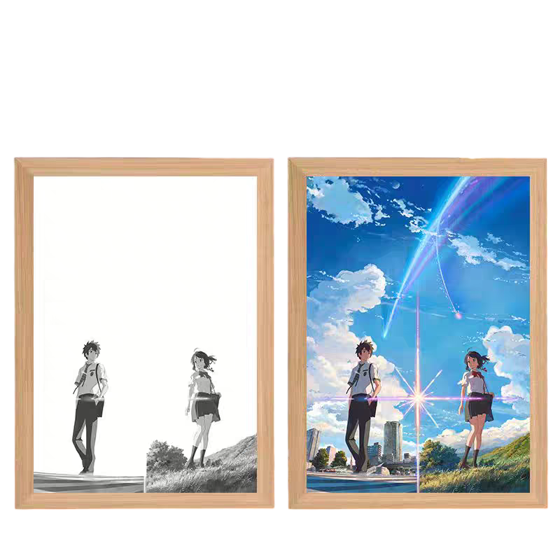 Your Name LED Painting  - A4 Size