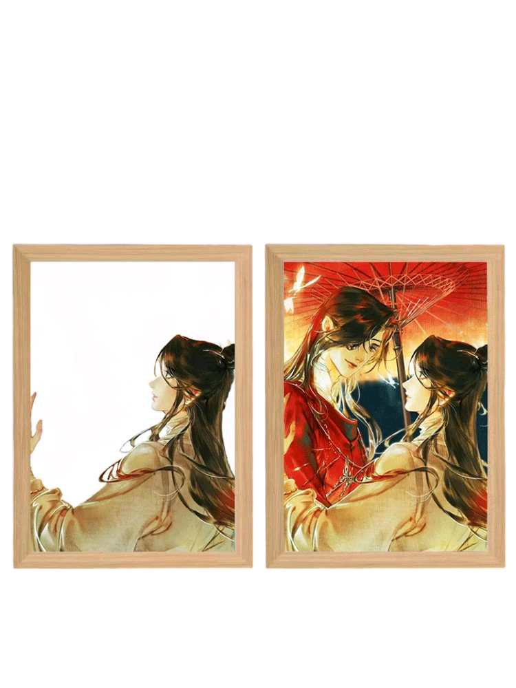 Heaven Official's Blessing LED Painting 4  - A4 Size