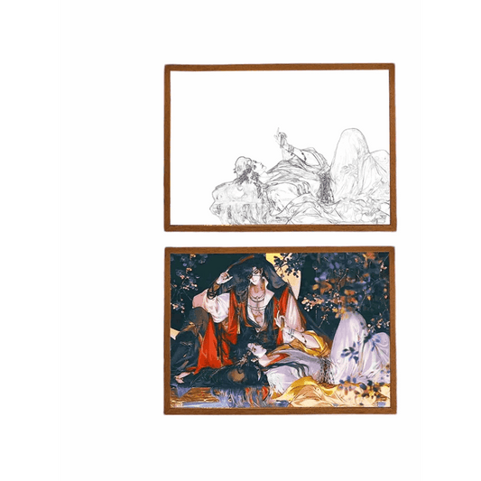 Heaven Official's Blessing LED Painting Lamp - A4 Size - Mikomarastudio