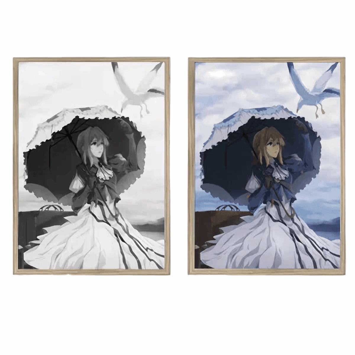 Violet Evergarden LED Painting Lamp - A4 Size - Mikomarastudio