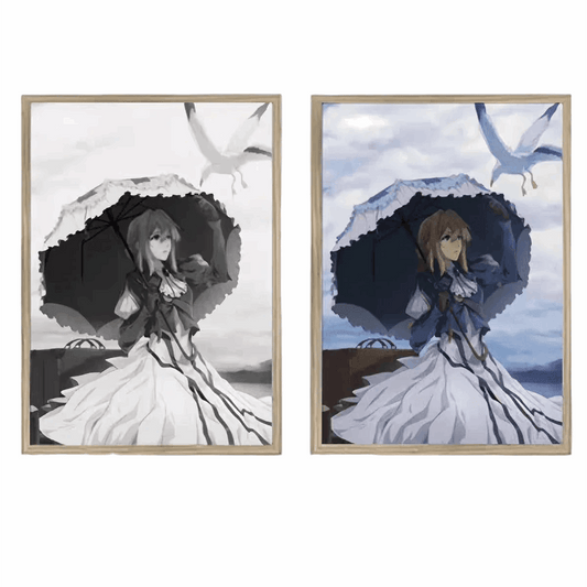 Violet Evergarden LED Painting Lamp - A4 Size - Mikomarastudio