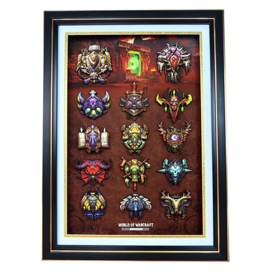 World of Warcraft: Alliance Crests 3D Stereoscopic Painting - Mikomarastudio