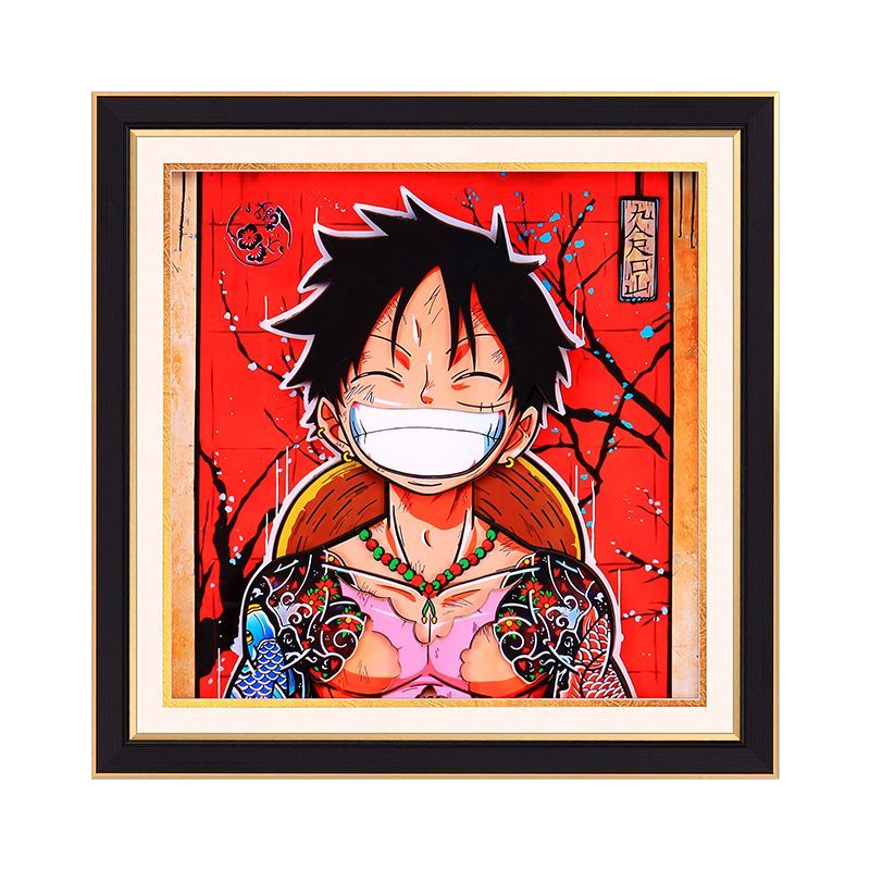 One Piece : Luffy 3D Stereoscopic Painting