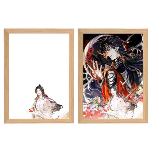 Heaven Official's Blessing LED Painting 3  - A4 Size