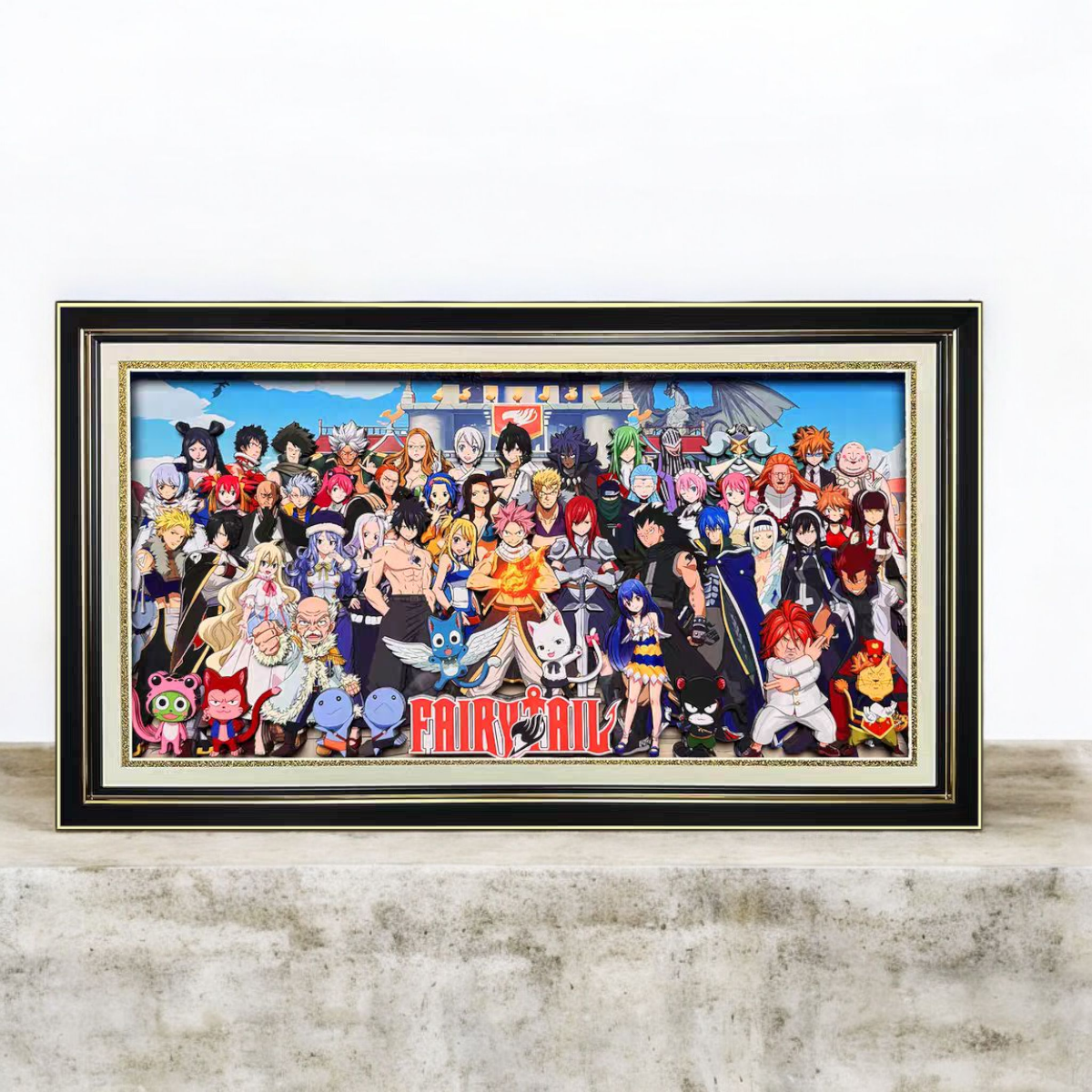 Fairy Tail 3D Stereoscopic  Painting