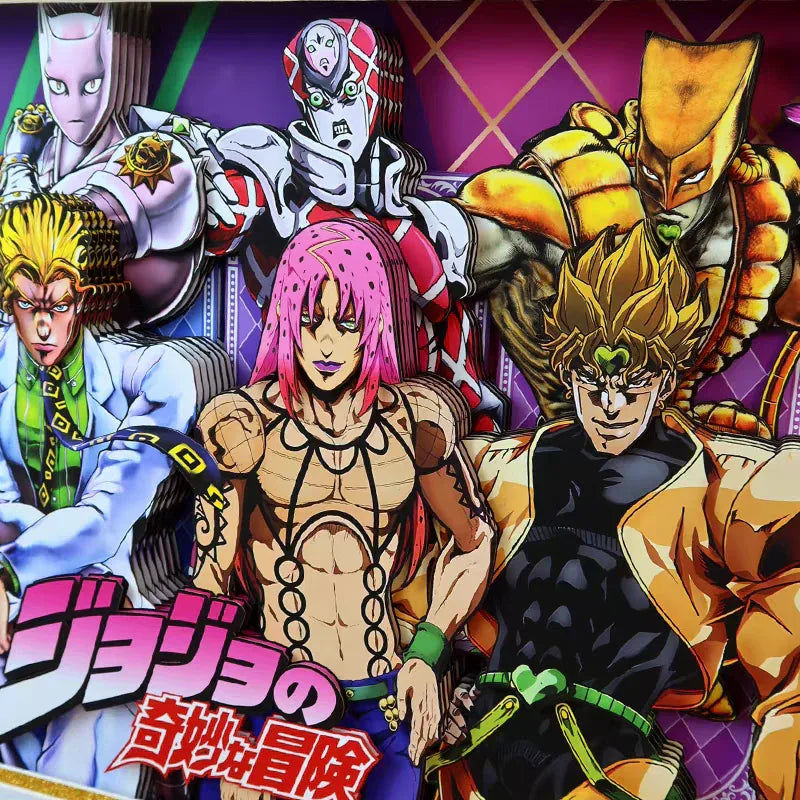 Jojo's Bizzare Adventure 3D Stereoscopic Painting - Mikomarastudio