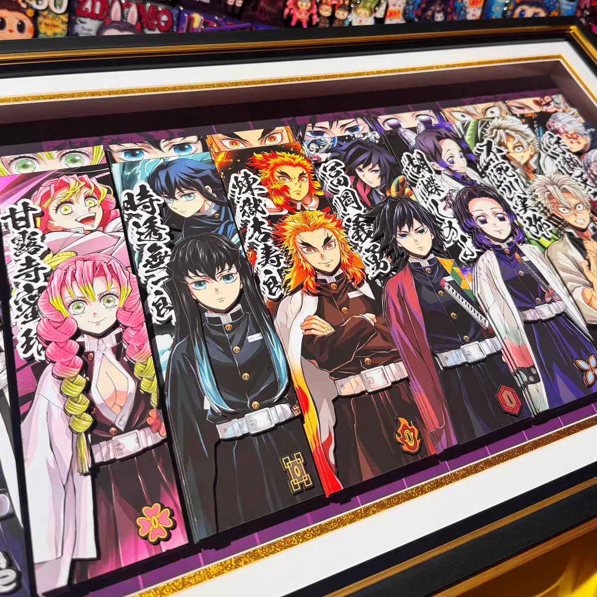Demon Slayer: The 9 Hashira 3D Stereoscopic Painting - Mikomarastudio