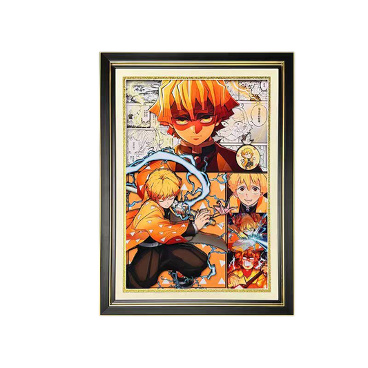 Demon Slayer: Zenitsu Agatsuma 3D Stereoscopic Painting