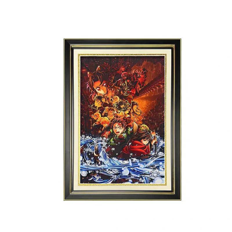 Demon Slayer: Infinity Castle 3D Stereoscopic Painting - Mikomarastudio