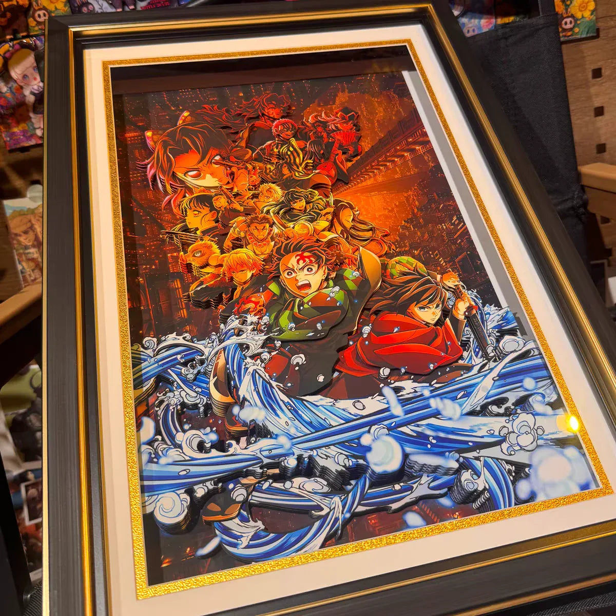 Demon Slayer: Infinity Castle 3D Stereoscopic Painting - Mikomarastudio