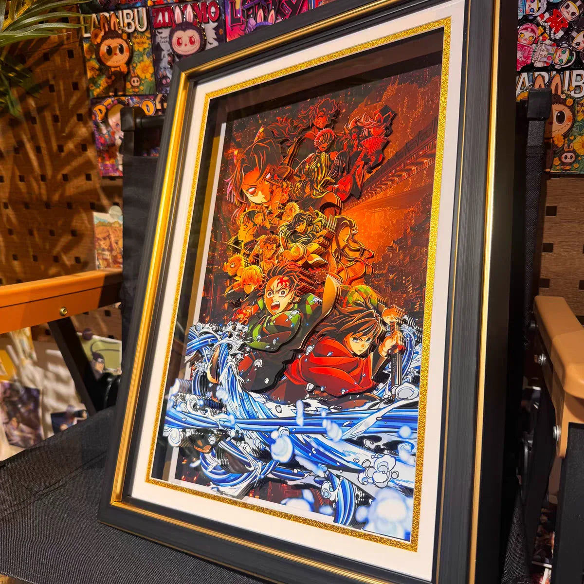 Demon Slayer: Infinity Castle 3D Stereoscopic Painting - Mikomarastudio