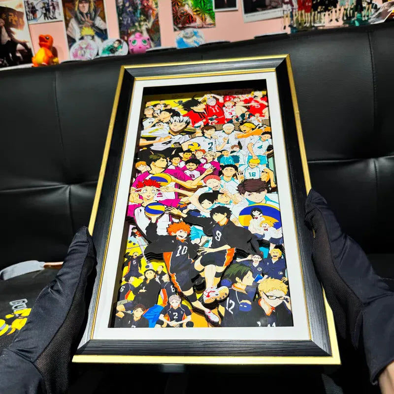 Haikyuu 3D Stereoscopic Painting - Mikomarastudio