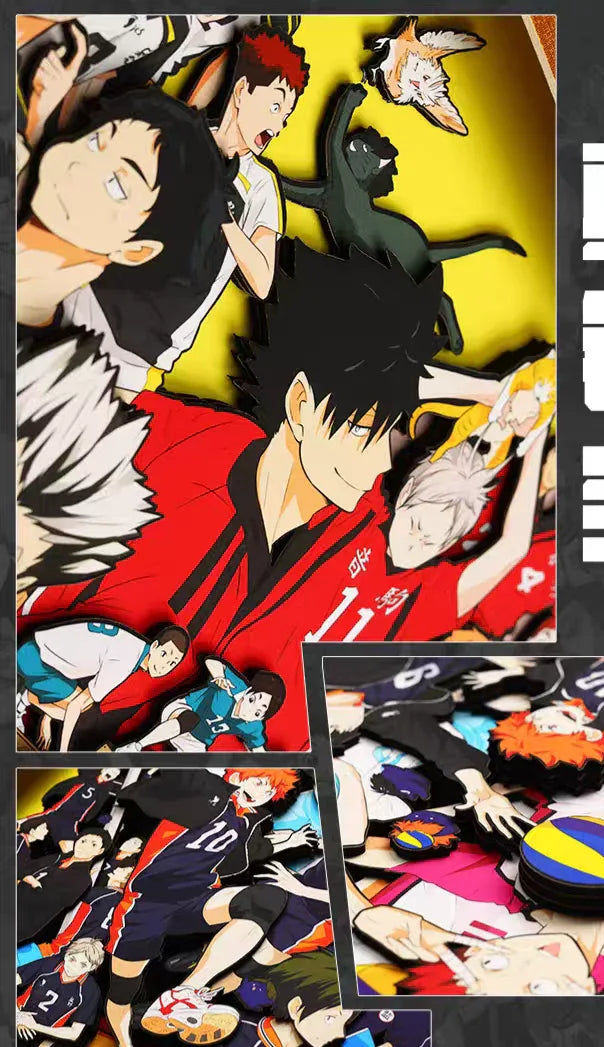 Haikyuu 3D Stereoscopic Painting - Mikomarastudio