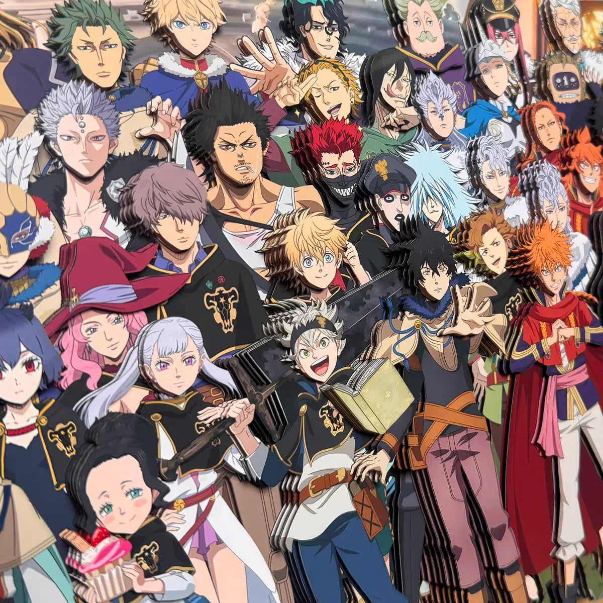 Black Clover 3D Stereoscopic Painting - Mikomarastudio