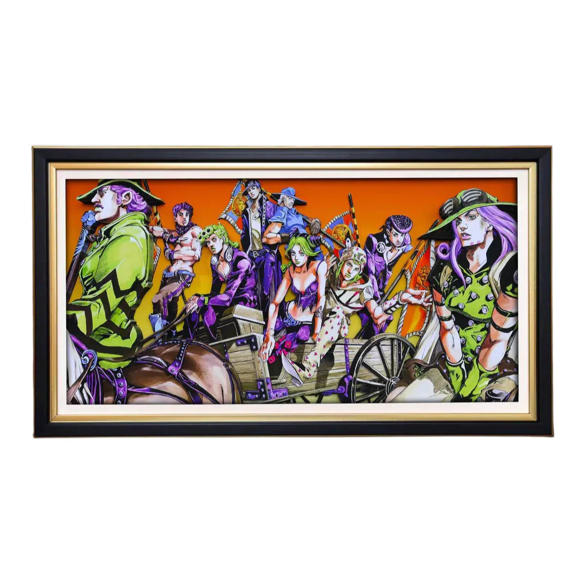 Jojo's Bizzare Adventure 3D Stereoscopic Painting - Mikomarastudio