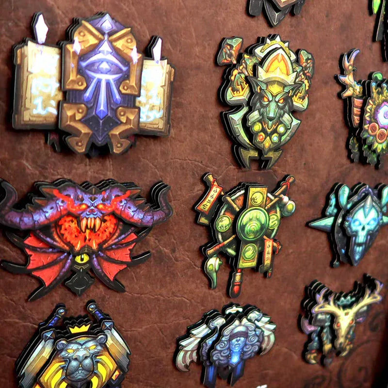 World of Warcraft: Alliance Crests 3D Stereoscopic Painting - Mikomarastudio
