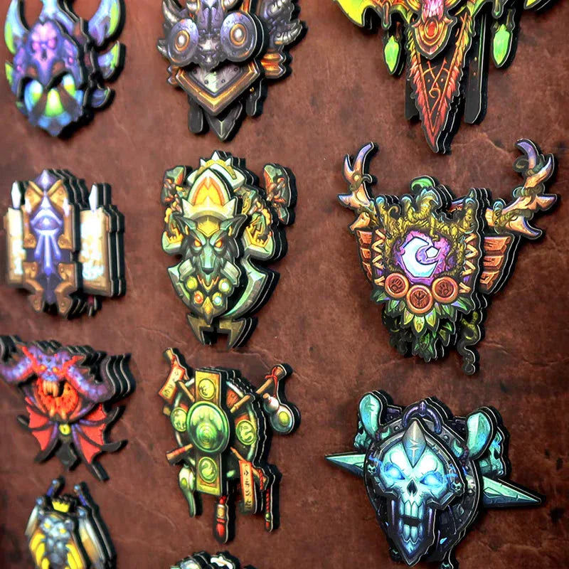 World of Warcraft: Alliance Crests 3D Stereoscopic Painting - Mikomarastudio