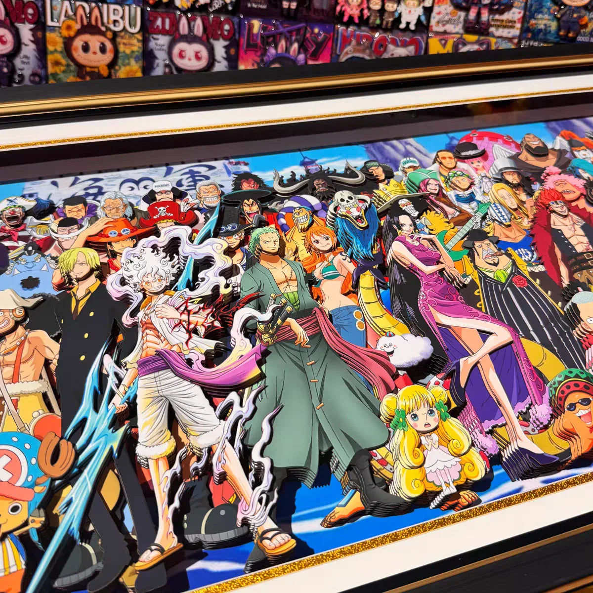 One Piece 3D Stereoscopic Painting - Mikomarastudio