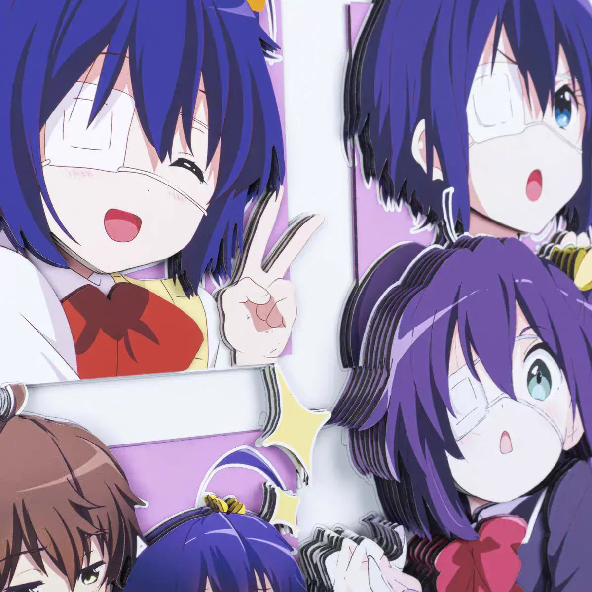 Love, Chunibyo & Other Delusions 3D Stereoscopic Painting - Mikomarastudio