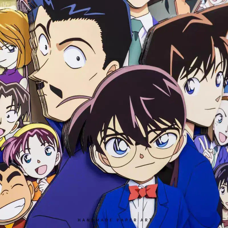 Case Closed 3D Stereoscopic Painting - Mikomarastudio