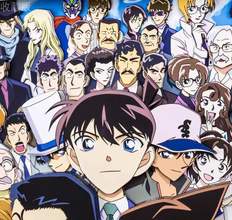 Case Closed 3D Stereoscopic Painting - Mikomarastudio