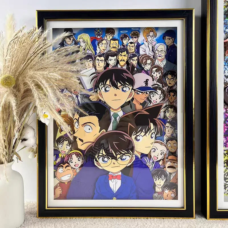 Case Closed 3D Stereoscopic Painting - Mikomarastudio