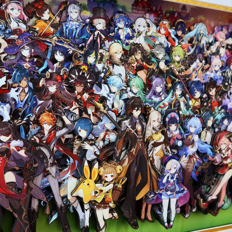 Genshin Impact 3D Stereoscopic Painting - Mikomarastudio