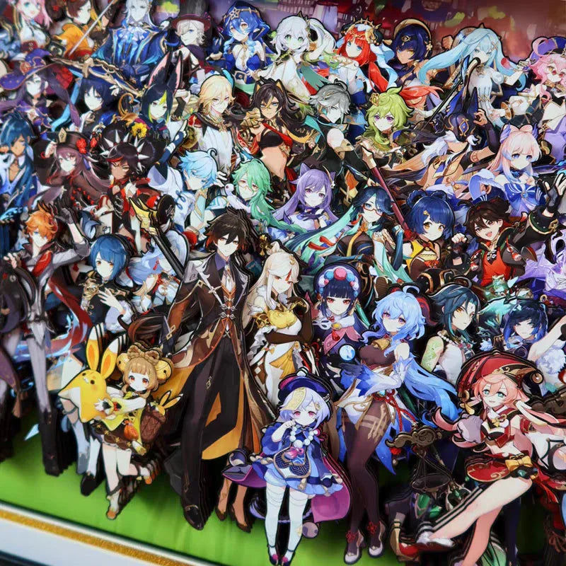 Genshin Impact 3D Stereoscopic Painting - Mikomarastudio