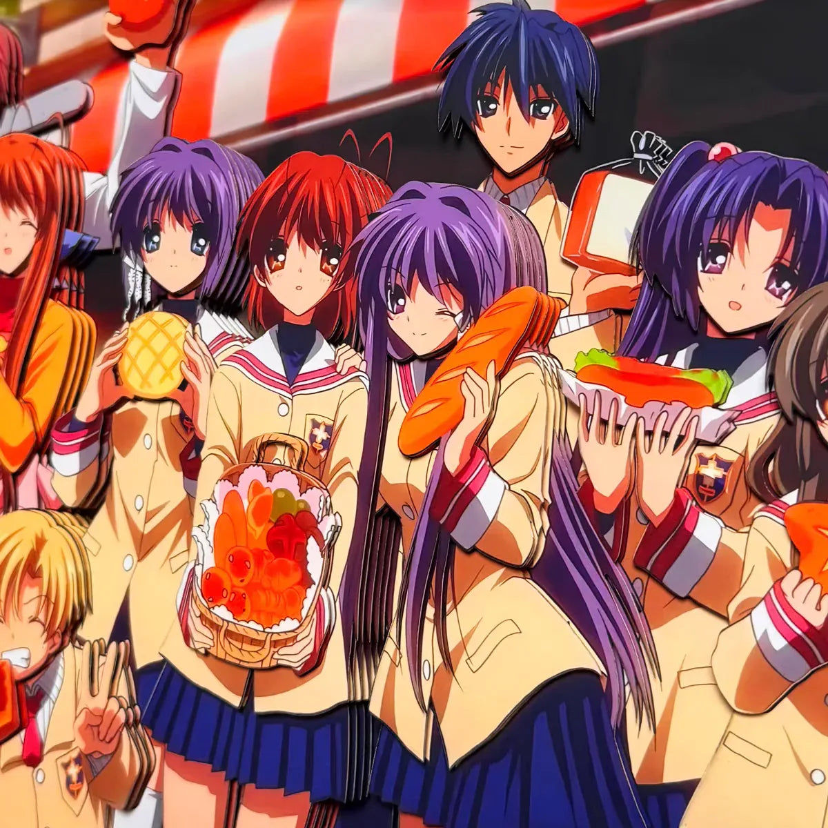 Clannad 3D Stereoscopic Painting - Mikomarastudio