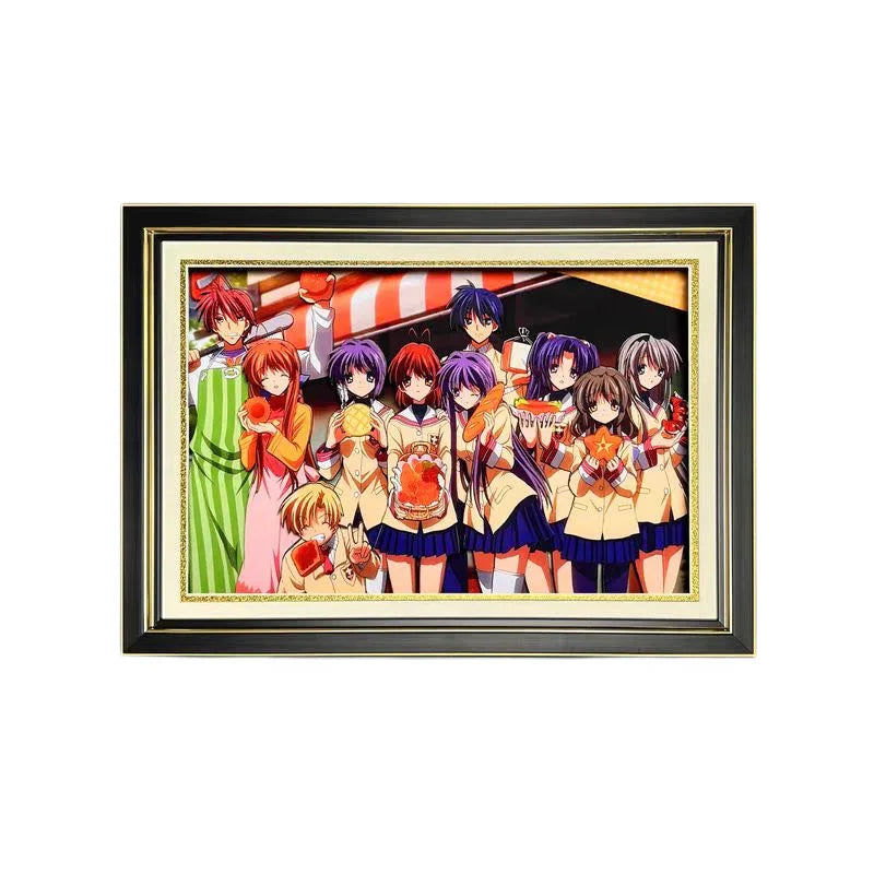 Clannad 3D Stereoscopic Painting - Mikomarastudio