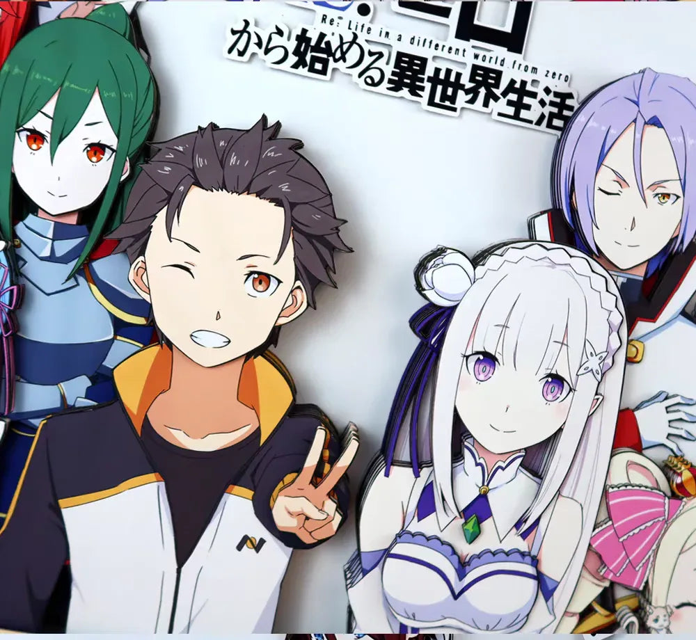 Re:Zero − Starting Life in Another World 3D Stereoscopic Painting - Mikomarastudio