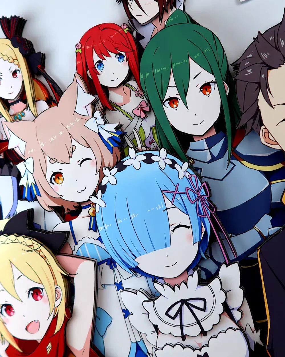 Re:Zero − Starting Life in Another World 3D Stereoscopic Painting - Mikomarastudio