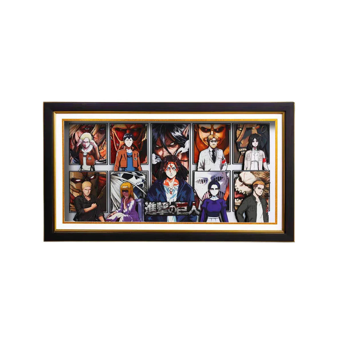 Attack on Titan 3D Stereoscopic Painting - Mikomarastudio